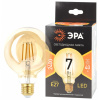 ЭРА Лампа F-LED G95-7W-824-E27 gold  ЭРА (филамент, шар зол, 7Вт, тепл, E27) ШАР