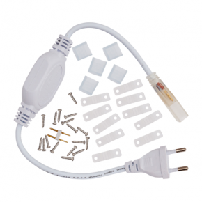 03-41 Монтажный комплект для одноцветной LED ленты 220В, smd 2835, 60 д/м, IP44