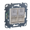 SE Unica Беж механизм Розетка комп (RJ45) 2СП кат 5е (распродажа) //MGU5.2020.25ZD