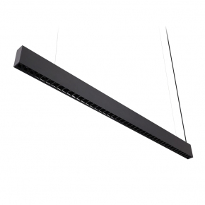 30-19 Светильник линейный LED Анти-блик 36Вт 3600лм 4000К IP40 черный 1200х38х85 алюминий