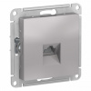 SE (алюм) механизм розетка компьютерная 1СП RJ45 кат.5E AtlasDesign ATN000383
