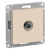 SchE (беж) Механизм розетки TV  AtlasDesign беж. ATN000293