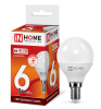IN HOME Лампа сд LED-ШАР-VC 6Вт 230В Е14 6500К 540Лм