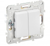 IEK SKANDY мех.выключатель 2СП 10А SK-V04W (белый)