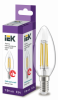 IEK Лампа LED C35 свеча прозр. 7Вт 230В 4000К E14 серия 360° IEK	вывод