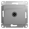 SchE - алюм GLOSSA механизм розетки TV 1СП оконечной 1DB // GSL000391