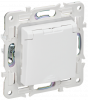 IEK SKANDY мех.розетка 1СП с з/к и шт (крышкой) 16А IP44 SK-R11W (белый)