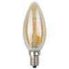 Лампа декор свеча 7Вт Е14 3000К зол.  F-LED B35-7W-827-E14 gold ЭРА вывод
