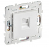 IEK SKANDY мех.розетка комп.1СП RJ45 кат.5E SK-K01W (белый)