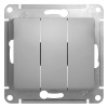 SE - алюм GLOSSA механизм выключателя 3СП 10А IP20 10AX // GSL000331 (20)