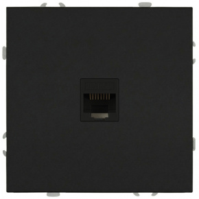 ЭРА Galaxy (антрацит) 15-3107-05 Розетка 1СП информационная RJ45 IP20 антрацит