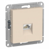 SchE (беж) Механизм розетки компьютерной AtlasDesign RJ45 кат.5E беж. ATN000283