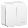 SE Выключатель 2ОП Blanca 6А IP20 (сх. 5) 250В с изолир. пластиной бел.  BLNVA065011
