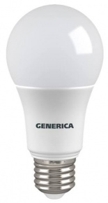GENERICA Лампа LED A60 груша 15Вт 230В 3000К E27 