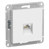 SE - ATLAS DESIGN Механизм розетки компьютерной 1-м ATLAS DESIGN RJ45 бел. ATN000183 (10/60)
