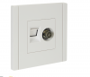 FORTE&PIANO Роз. 2-я TV+RJ45 кат.5E FP236 бел. IEK