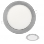 ЭРА Встраиваемый светильник LED 6-9-4K/1 квадратный регулируемый LED 9W 220V 4000K (115мм 360Лм)