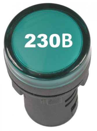 Лампа AD22DS(LED)матрица d22мм зеленый 230В (IEK/TDM)