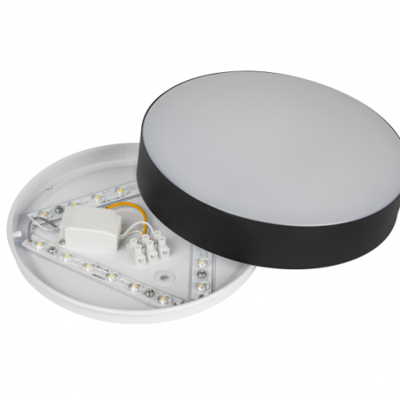 ЭРА Светильник LED (Relict 22-BK) 20Вт 4К - SPB-6 1150Лм (круг черный) 210*55