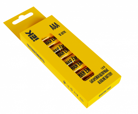 IEK Батарейка щелоч. Alkaline LR03/AAA (10шт/бокс) 