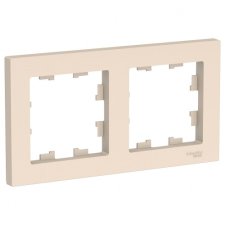 SE (беж) Рамка 2-м AtlasDesign универс. беж. ATN000202