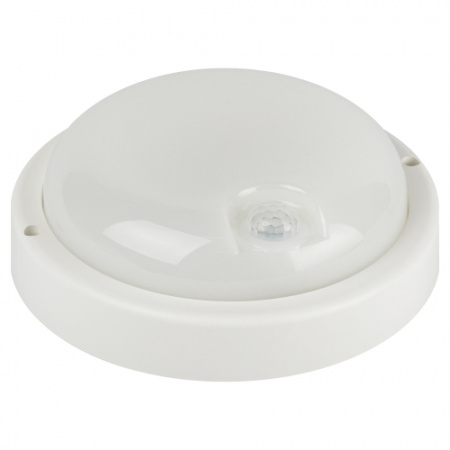 ЭРА Светильник IP65 (КРУГ с ИД) 12Вт 6500К LED (SPB-201-3-65K-012) 1140Лм (d155) ИК датчиком 