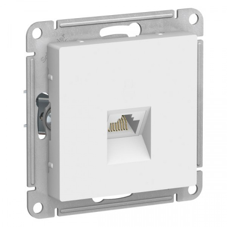 SE - ATLAS DESIGN Механизм розетки компьютерной 1-м ATLAS DESIGN RJ45 бел. ATN000183 (10/60)
