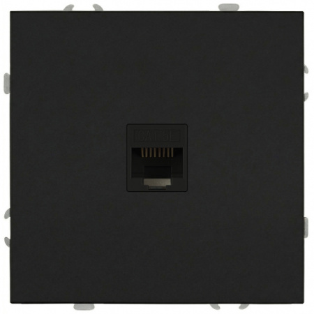 ЭРА Galaxy (антрацит) 15-3107-05 Розетка 1СП информационная RJ45 IP20 антрацит