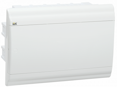IEK Prime (белый) Бокс ЩРВ-П-18 вст. IP41 БЕЛАЯ дверь (вывод)
