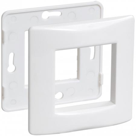 IEK PRIMER Рамка и суппорт для коробок на 2 модуля 45×45 // CKK-40D-RSK2-K01
