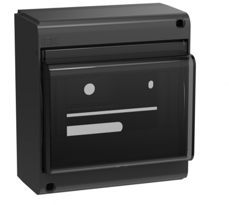 IEK UNION Mini Корпус пластиковый КМПн-6 IP30 черный 