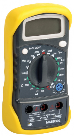 IEK - MAS830L  мультиметр цифровой Master // TMD-3L-830