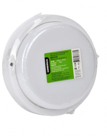 GENERICA Светильник LED ДПО 0102 15Вт IP65 4000К (круг) D140