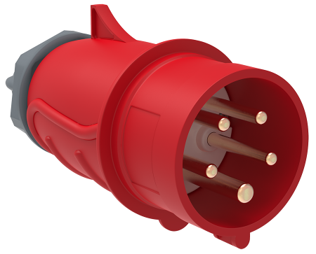 IEK MAGNUM-025 Вилка переносная 32а ССИ-025 3P+PE+N IP44 