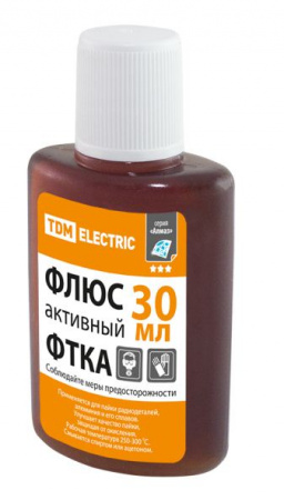 TDM Флюс активный ФТКА, для пайки алюминия, 30 мл, серия "Алмаз" 