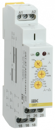 IEK - Реле пуска звезда-треугольник ORT.12-230 В AC/DC  // ORT-ST-ACDC12-240V