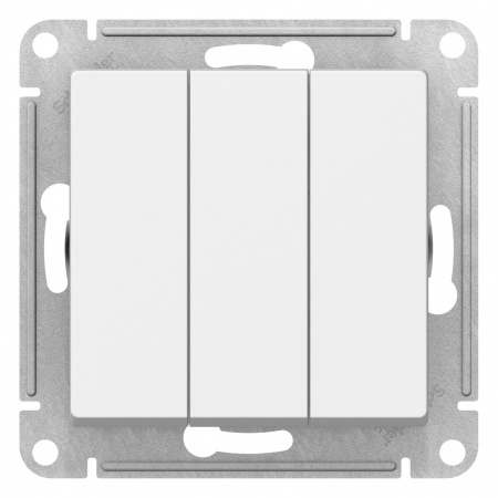 SE - ATLAS DESIGN Механизм выключателя 3СП бел. ATN000131 ( (20/160)
