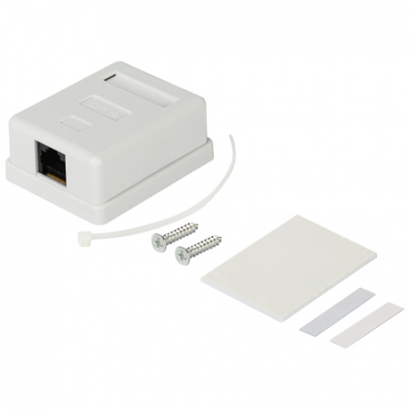 ЭРА Розетка компьютерная RJ-45 RJ01UN - 1-порт (уп/40шт)