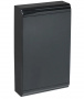 TEKFOR Корпус пластиковый ЩРН-П-54 IP41 черная прозрачная дверь IEK