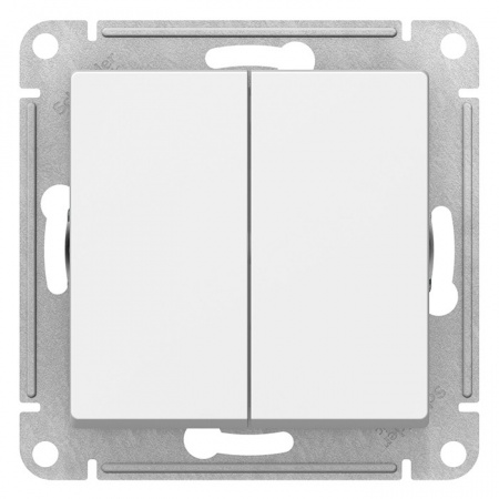 SE - ATLAS DESIGN Механизм выключателя 2СП бел. ATN000151 (20/160)