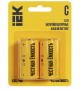 IEK "C "/2шт Батарейка щелочая Alkaline Optima LR14/C (2шт/блистер) 