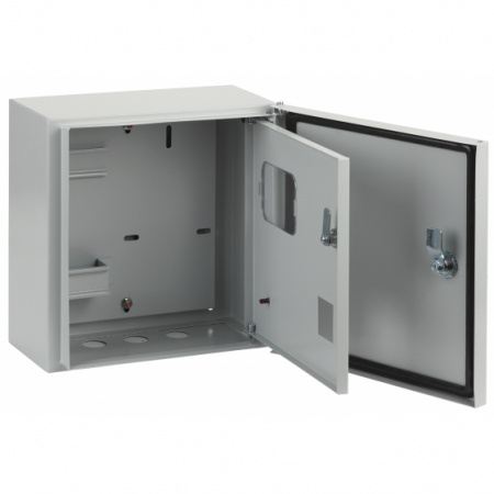 ЭРА NO-140-10 Корпус ме ЩУ-1/1-1 IP54 (310х300х150) У2 серый (2-х дверный)