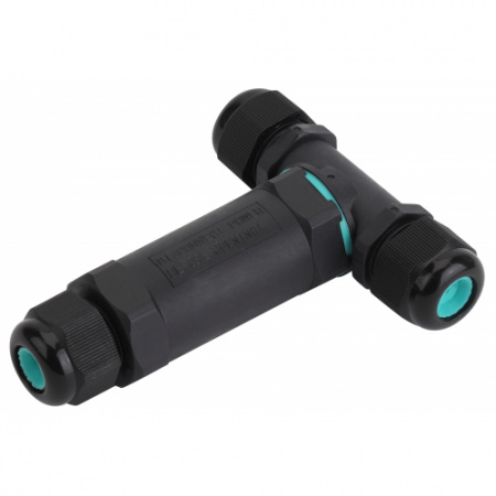 NO-224-20 ЭРА Коннектор кабельный T-образный IP68 3-Pin