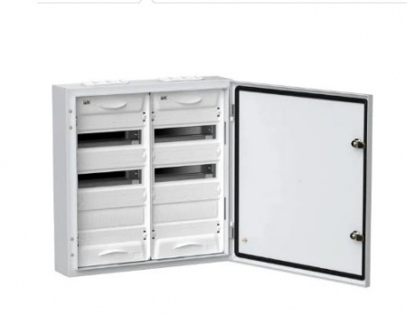 IEK TITAN 5 Корпус ме. ЩРн-96 (2х48) 710х570х140мм IP54 белый (одна дверь)