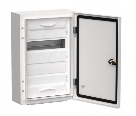 IEK TITAN 5 Корпус ме ЩРн-24 (1х24) 460х310х140мм IP54 белый (одна дверь) 
