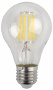 ЭРА Лампа  F-LED A60-09W-840-E27 (груша прозрачная) 4000К