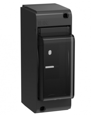 IEK UNION Mini Корпус пластиковый КМПн-2 IP30 черный 