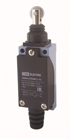 TDM Концевой выключатель ВККН 2102М11 роликовый толкатель 5А 1з+1р IP65