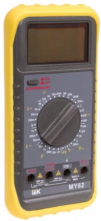 IEK - MY62 мультиметр цифровой Professional // TMD-5S-062