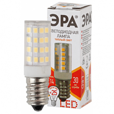 Лампа мини ЭРА LED smd T25-3,5W-CORN-827-E14